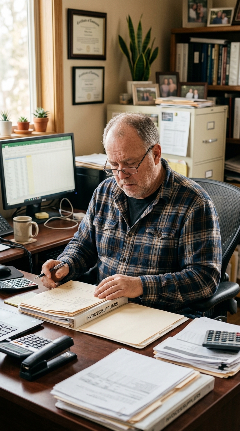 Business owner getting professional back-office support from Koios